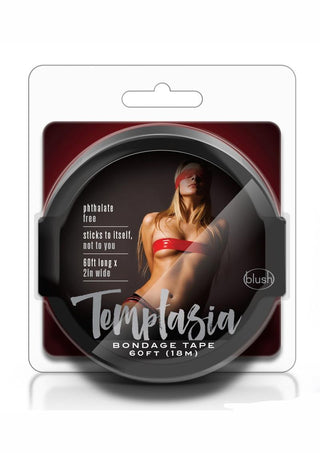 Temptasia Bondage Tape - Black - 60 Feet