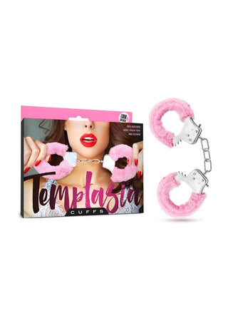 Temptasia Faux Fur Cuffs - Pink