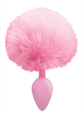 The 9's - Cottontails Silicone Bunny Tail Butt Plug - Pink