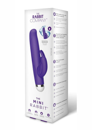 The Mini Rabbit Rechargeable Silicone Vibrator - Purple - Small