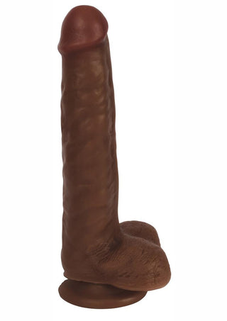 Thinz Slim Dong with Balls - Chocolate - 8in