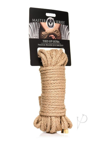 Tied Up Ultra Premium Braided Jute Rope - Brown - 50ft