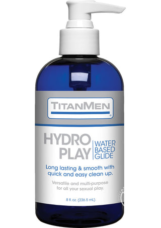 Titanmen Hydro Play Water Based Glide Lubricant - 8oz