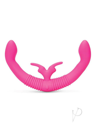 Together Toy Silicone Rechargeable Echo Function Vibrator For Couples - Pink