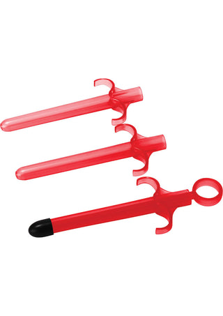 Trinity Vibes Lubricant Launcher - Red - Set Of 3