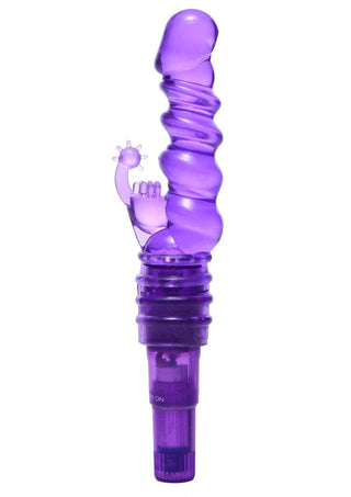 Trinity Vibes Royal Rocket Ribbed Rabbit Vibe - Purple