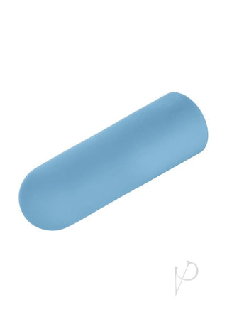 Turbo Buzz Rechargeable Rounded Mini Bullet - Blue