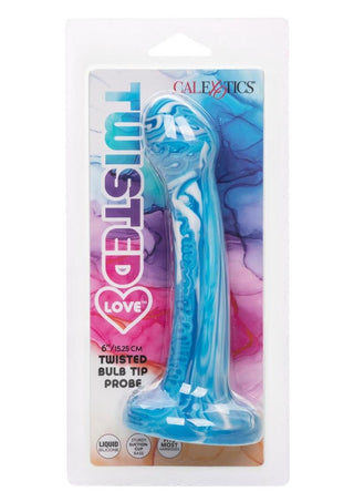 Twisted Love Twisted Bulb Tip Probe Silicone Anal Probe - Blue