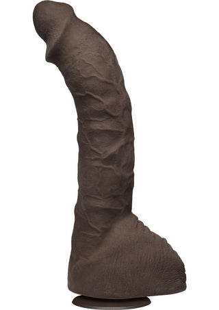 Ultraskyn Prince Yahshua Dildo - Chocolate - 10.5in