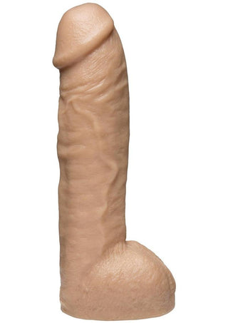 Vac-U-Lock Realistic Hung Dildo - Flesh/Vanilla - 12in