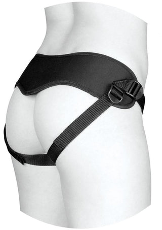 Vac-U-Lock Supreme Harness with Vibrating Butt Plug and Remote Control