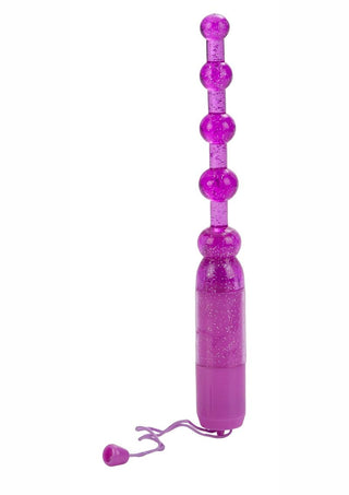 Vibrating Pleasure Beads Anal Beads - Purple