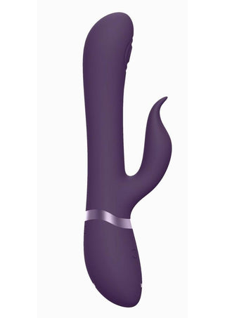 Vive Etsu Rechargeable Silicone Pulse Wave G-Spot Rabbit and Clitroal Stimulator - Purple