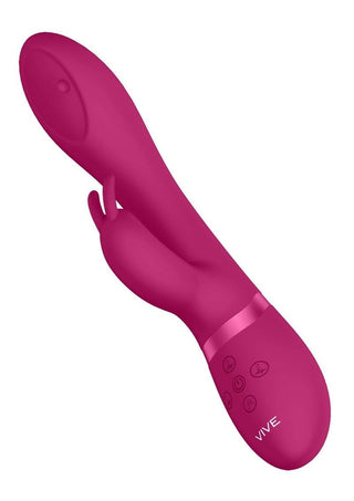 Vive Mira Rechargeable Silicone Spinning G-Spot Rabbit Vibrator