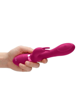 Vive Mira Rechargeable Silicone Spinning G-Spot Rabbit Vibrator