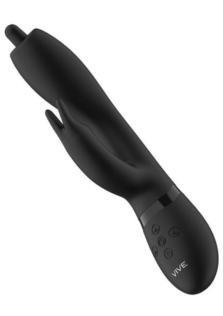 Vive Nilo Rechargeable Silicone Pinpoint Rotating G-Spot Rabbit Vibrator