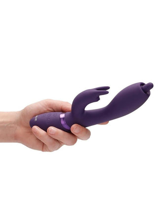 Vive Nilo Rechargeable Silicone Pinpoint Rotating G-Spot Rabbit Vibrator