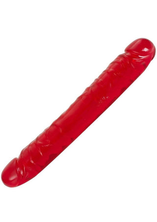 Vivid Essentials Double Dildo - Purple/Red - 12in