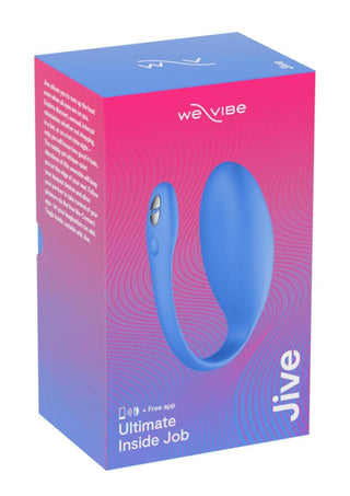 We-Vibe Jive Rechargeable Silicone Couples Vibrator - Blue