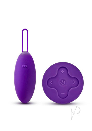 Wellness Imara Rechargeable Silicone Vibrating Egg with Remote - Purple