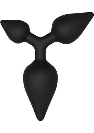 Wet Dreams Triple Play Butt Plug - Black