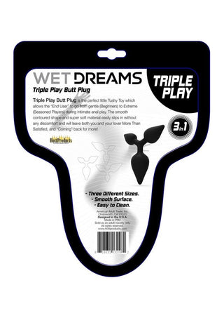 Wet Dreams Triple Play Butt Plug