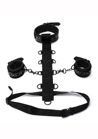 WhipSmart Adjustable Body Harness Restraint - Black - 3 Piece