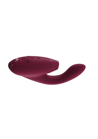 Womanizer Duo Silicone Rechargeable Clitoral and G-Spot Stimulator