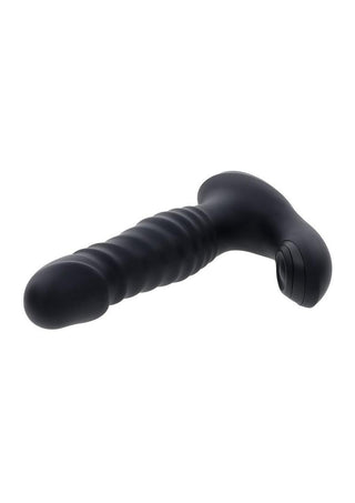 Zero Tolerance Striker Rechargeable Silicone Thrusting Anal Vibrator with Remote Control