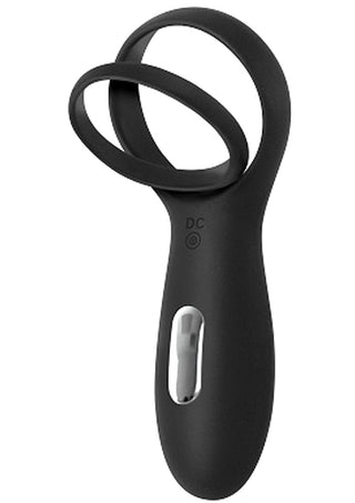 Zero Tolerance The Rechargeable Silicone Torpedo Vibrating Cock Ring - Black