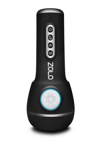 ZOLO Power Stroker Rechargeable Silicone Masturbator - Black